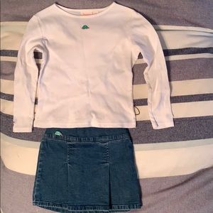 Hartstrings Shirt and Skirt Combo